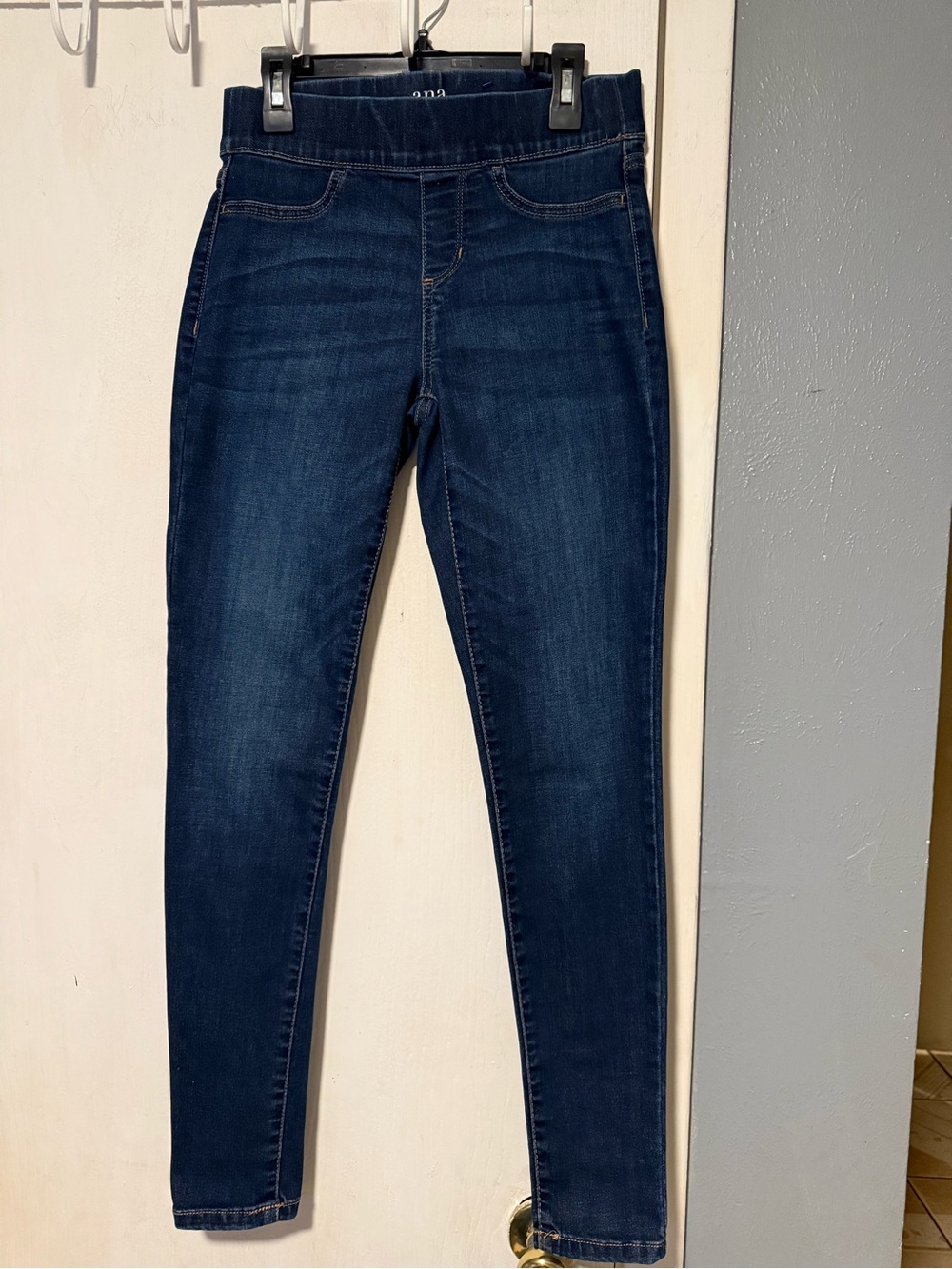 a.n.a Dark Blue Skinny Stretch Jeggins